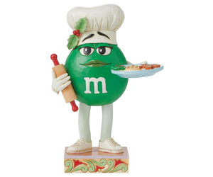 Jim Shore Green M&M with Cookies Figurine - Evolve For The Home Online