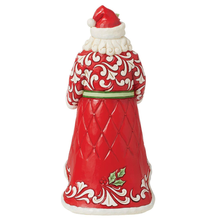 Jim Shore Jim Shore Santa with Sisal Wreath Figurine