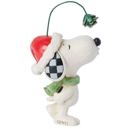 Jim Shore Jim Shore Snoopy Mistletoe Mini Ornament