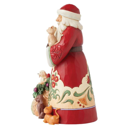 Jim Shore Jim Shore Santa with Pets Figurine