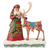 Jim Shore Jim Shore Santa Standing with Deer Figurine