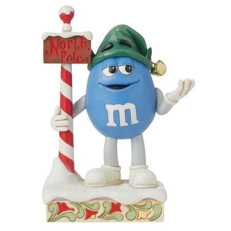 Jim Shore Jim Shore Blue M&M Elf Figurine