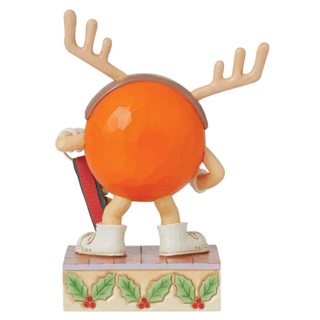 Jim Shore Jim Shore Orange M&M Reindeer Figurine