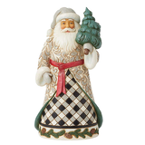 Jim Shore Jim Shore Palmer Plaid Santa Figurine