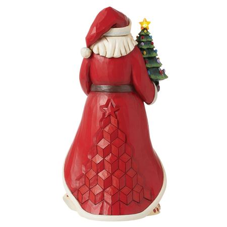 Jim Shore Jim Shore Santa Vintage LED Tree Figurine