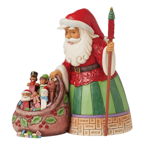 Jim Shore Jim Shore Santa with PEZ Toy Bag Figurine