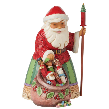 Jim Shore Jim Shore Santa with PEZ Toy Bag Figurine