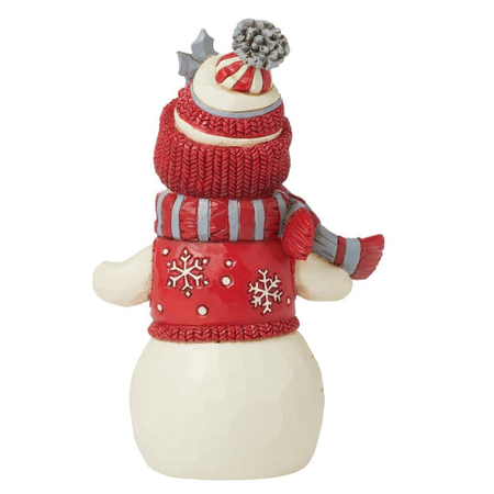 Jim Shore Jim Shore Nordic Noel Snowman with Hat Figurine