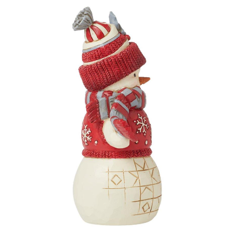 Jim Shore Jim Shore Nordic Noel Snowman with Hat Figurine