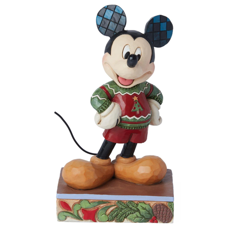 Jim Shore Jim Shore Mickey Christmas Sweater Figurine