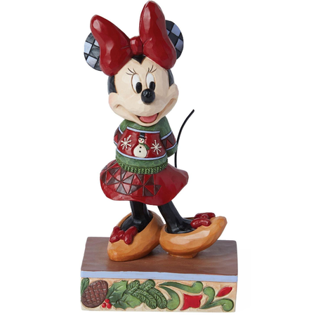 Jim Shore Jim Shore Minnie in Christmas Sweater Figurine