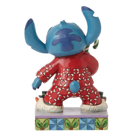 Jim Shore Jim Shore Stitch in Christmas Pajamas Figurine