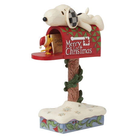 Jim Shore Jim Shore Snoopy and  Woodstock Mailbox Figurine