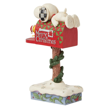 Jim Shore Jim Shore Snoopy and  Woodstock Mailbox Figurine