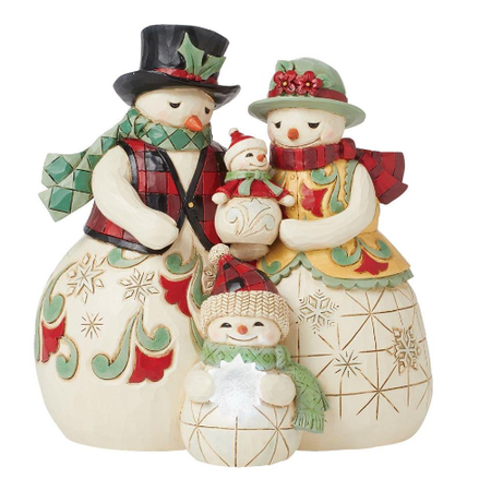 Jim Shore Jim Shore Highland Glen Snowmen Family Figurine