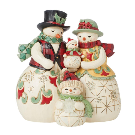 Jim Shore Jim Shore Highland Glen Snowmen Family Figurine