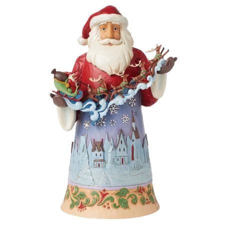 Jim Shore Jim Shore Santa Over Night Sky Figurine