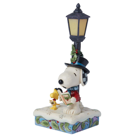 Jim Shore Jim Shore Snoopy and Woodstock Lamp Post Figurine