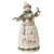 Jim Shore Jim Shore White Woodland Snowman with Pine Garland Figurine