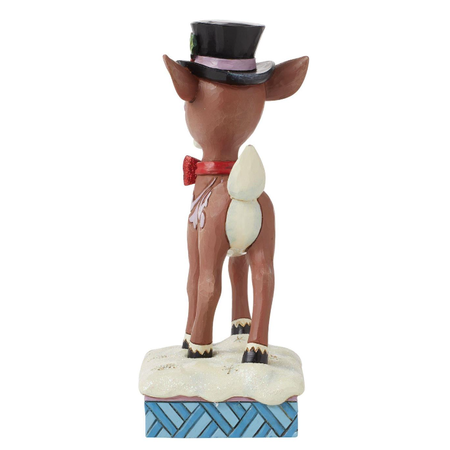 Jim Shore Jim Shore Rudolph in Top Hat and Bowtie Figurine