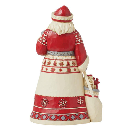 Jim Shore Jim Shore Nordic Noel Santa with Bag Figurine