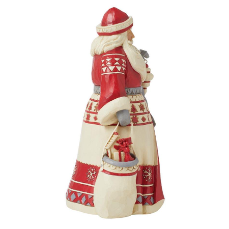 Jim Shore Jim Shore Nordic Noel Santa with Bag Figurine