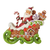 Jim Shore Jim Shore Gingerbread Santa LED with Sleigh Figurine