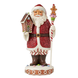 Jim Shore Jim Shore Gingerbread Santa with Staff Figurine