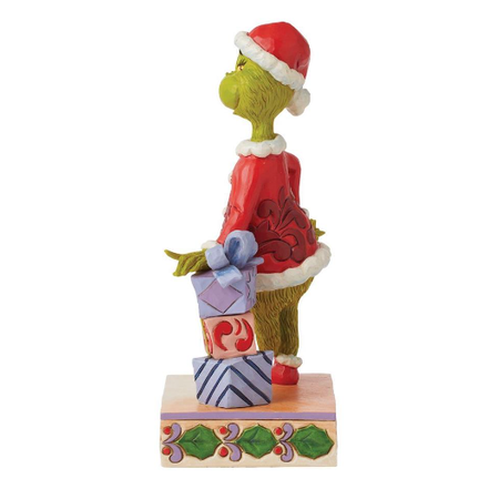 Jim Shore Jim Shore Grinch Leaning on Gifts Figurine