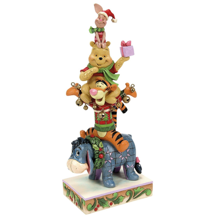 Jim Shore Jim Shore Winnie the Pooh and Friends Stacked Figurine