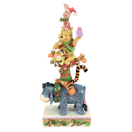 Jim Shore Jim Shore Winnie the Pooh and Friends Stacked Figurine