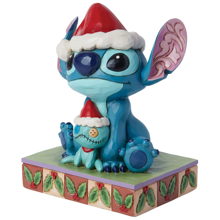 Jim Shore Jim Shore Santa Stitch with Scrump Figurine