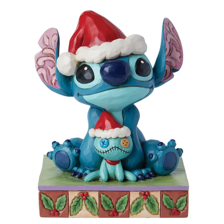 Jim Shore Jim Shore Santa Stitch with Scrump Figurine