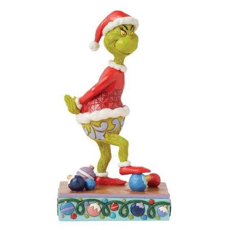 Jim Shore Jim Shore Grinch Stepping on Ornaments Figurine