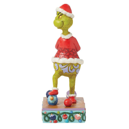 Jim Shore Jim Shore Grinch Stepping on Ornaments Figurine