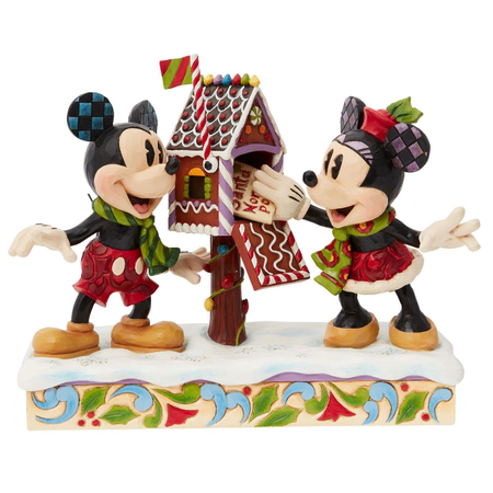 Jim Shore Jim Shore Mickey and Minnie Letters Figurine