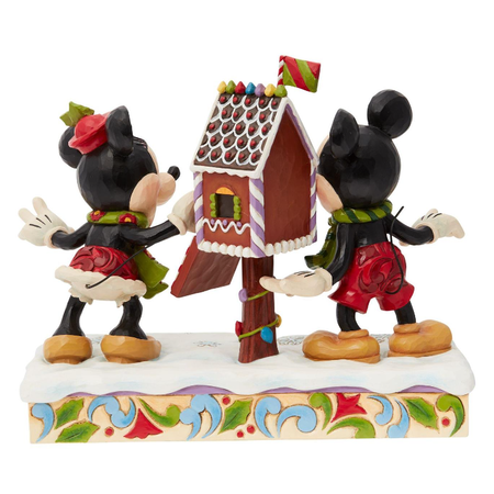 Jim Shore Jim Shore Mickey and Minnie Letters Figurine