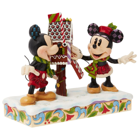 Jim Shore Jim Shore Mickey and Minnie Letters Figurine