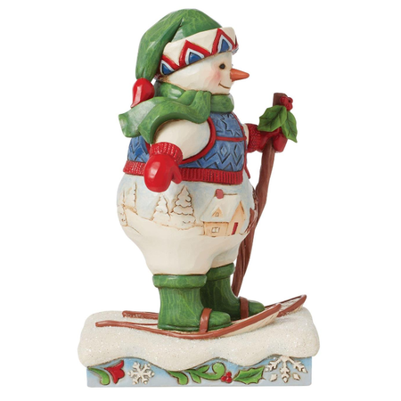 Jim Shore Jim Shore Snowman Wearing Snowshoes Figurine