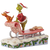 Jim Shore Jim Shore Grinch and Max on Sled Figurine