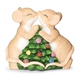 Charming Tails Charming Tails Our 1st Kiss Christmas Figurine