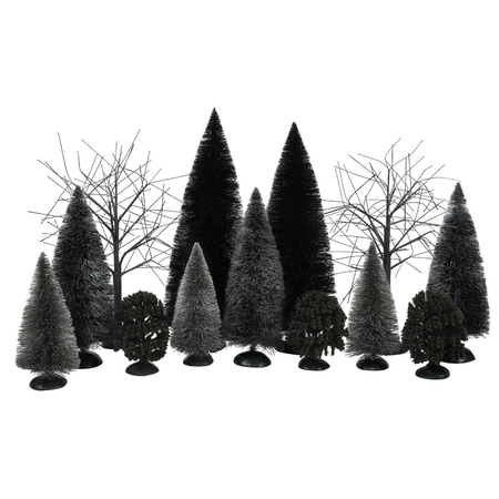 Department 56 Halloween Cross Product Dark Forest Landscape Tree Set Accessory