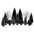 Department 56 Halloween Cross Product Dark Forest Landscape Tree Set Accessory