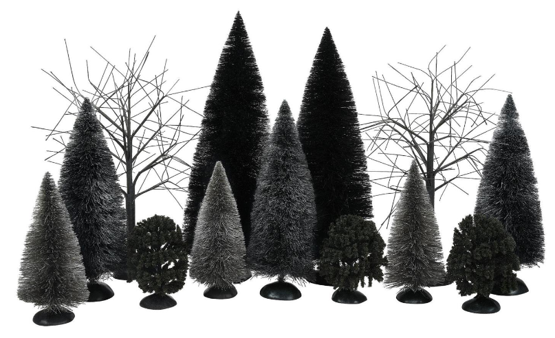 Halloween Cross Product Dark Forest Landscape Tree Set Halloween Cross Product Dark Forest Landscape Tree Set