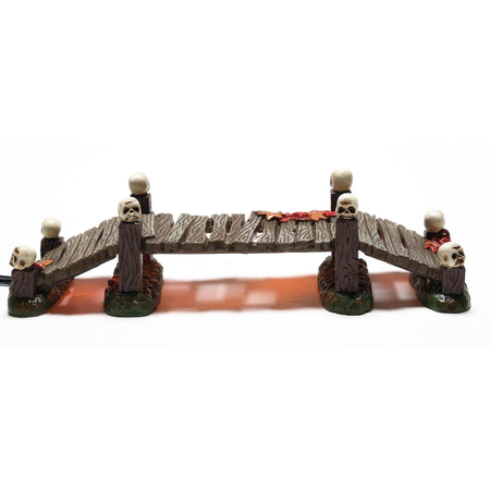 Department 56 Halloween Cross Product Haunted Boardwalk Bridge Lit Accessory