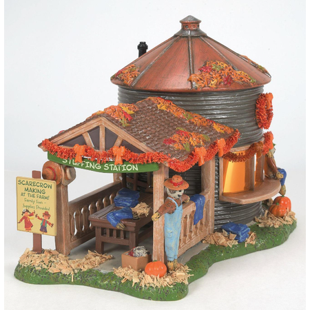 Department 56 Snow Village Halloween Make & Take Scarecrow Shack Lit Building
