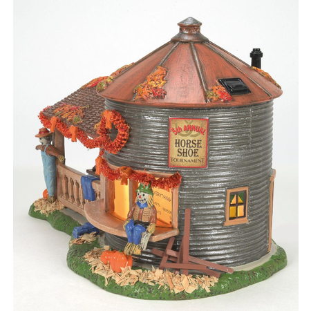 Department 56 Snow Village Halloween Make & Take Scarecrow Shack Lit Building