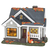 Department 56 Snow Village Halloween Gather 'Round for Thanksgiving Lit House