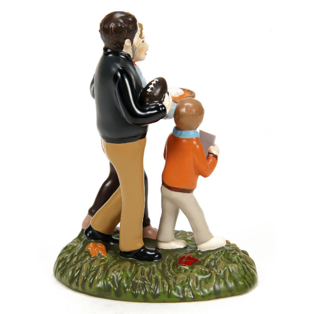 Department 56 Snow Village Halloween Touchdowns, Turkey and Pie Accessory