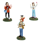 Department 56 Snow Village Halloween Visiting the Park Disney Set Accessory